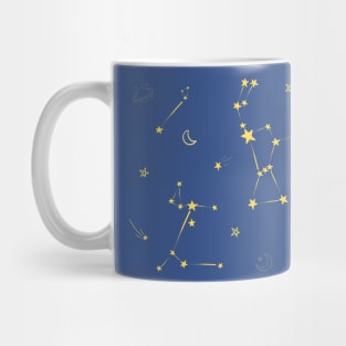 The Winter Triangle Orion Canis Major and Canis Minor Constellations Mug